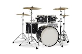 DW - DDLM2214BLA DRUMSTEL DESIGN SHELLSET BLACK SATIN LACQUER